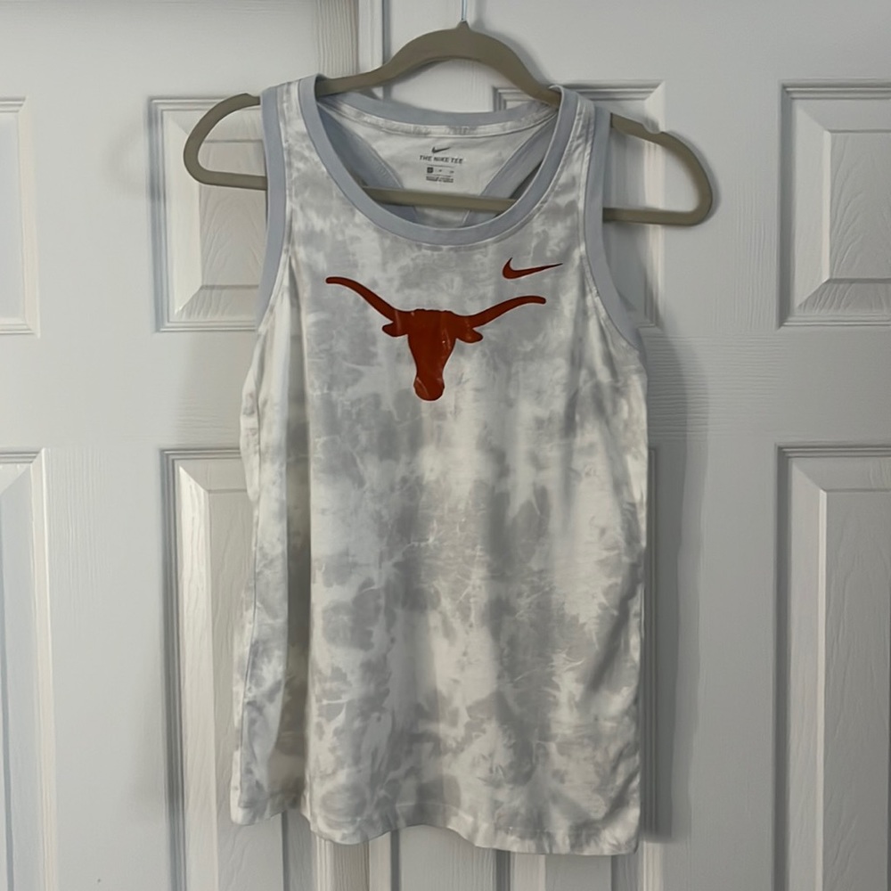 Nike, Texas Longhorns racer back tank top size small